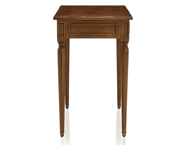 Bureau ancien style Louis XVI plateau bois L80 cm