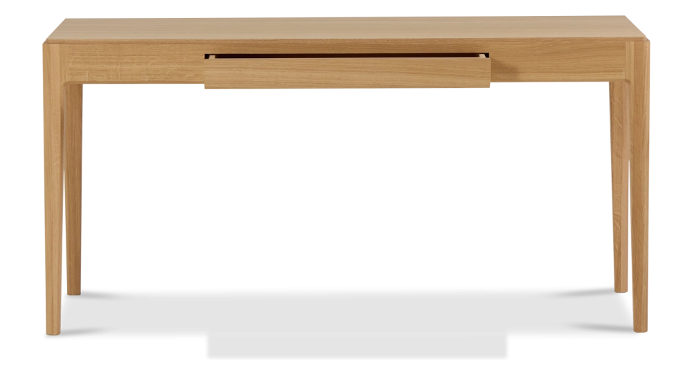 Bureau design en chêne teinte naturelle L150 cm