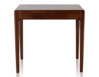 Bureau design en chêne teinte marron foncé L80 cm