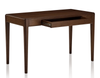 Bureau design en chêne teinte marron foncé L150 cm