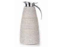 Thermos en rotin blanc 1.3 litre