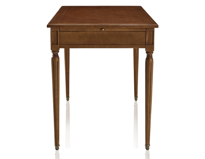 Antique Louis XVI style desk wood top L130 cm