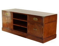 Meuble TV marine bois teinte merisier