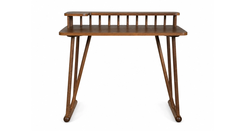 Bureau design en noyer l80 cm