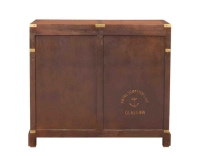 Small marine sideboard cherry-stained wood