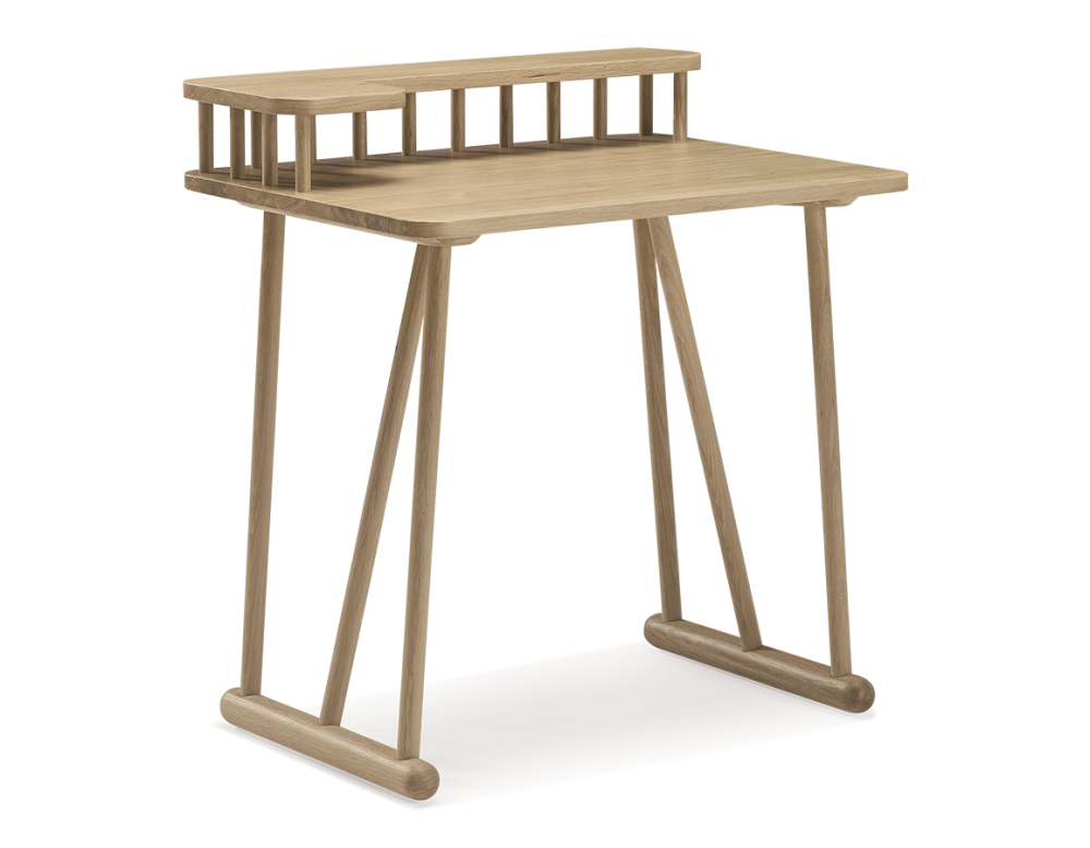 Oak design desk natural tint L80 cm