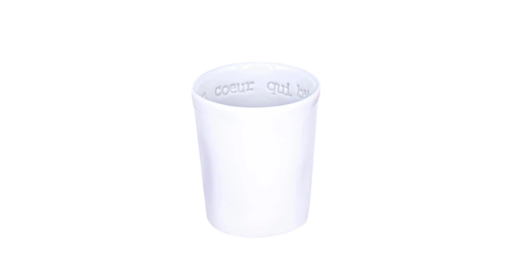 Tasse à café avec message