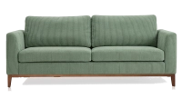 SOFÁ tissu velours côtelé vert forêt