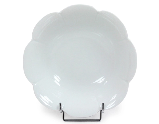 Assiette creuse blanche porcelaine de Limoges lot de 6