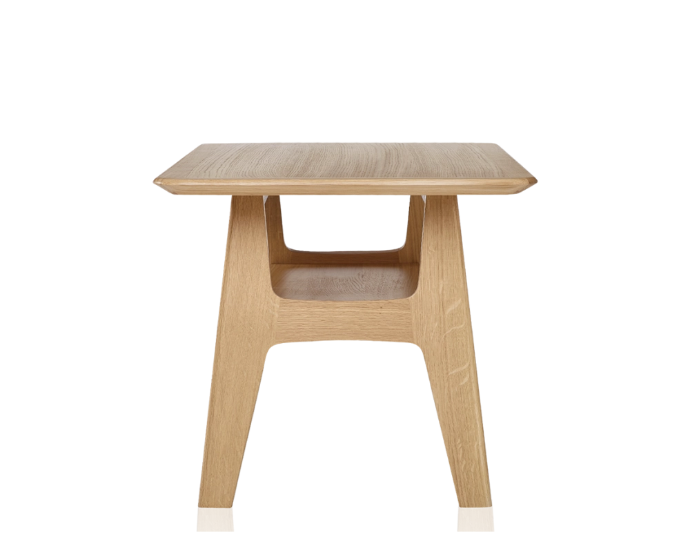 Table basse rectangulaire en chêne teinte naturelle 100x50 cm 100x50 cm