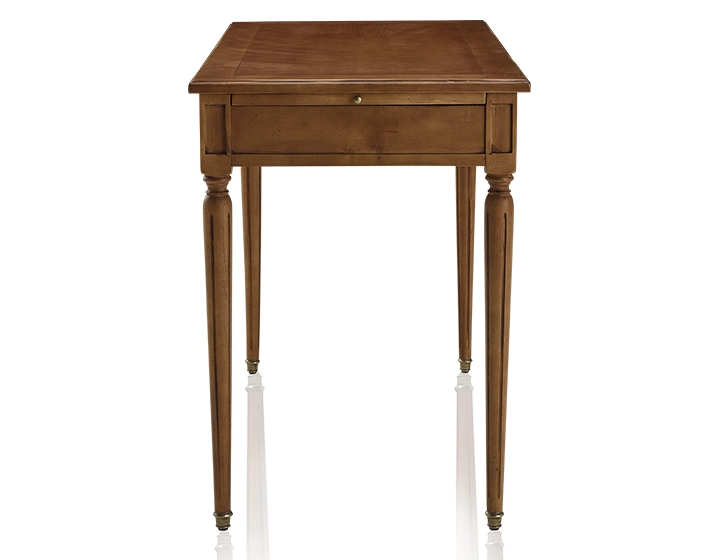 Antique Louis XVI style desk wooden top L110 cm