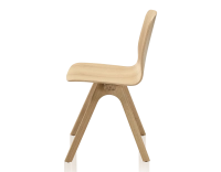 Chaise design en chêne teinte de bois naturelle