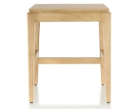 Tabouret design H45 cm bois teinte naturelle assise bois
