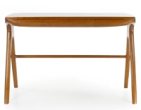 Bureau scandinave grand modèle bois teinte merisier L115 cm