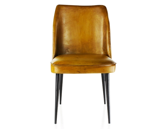 Chaise vintage cuir cognac