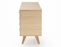 Buffet 3 portes en chêne bois teinte naturelle
