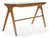 Bureau scandinave grand modèle bois teinte merisier L115 cm