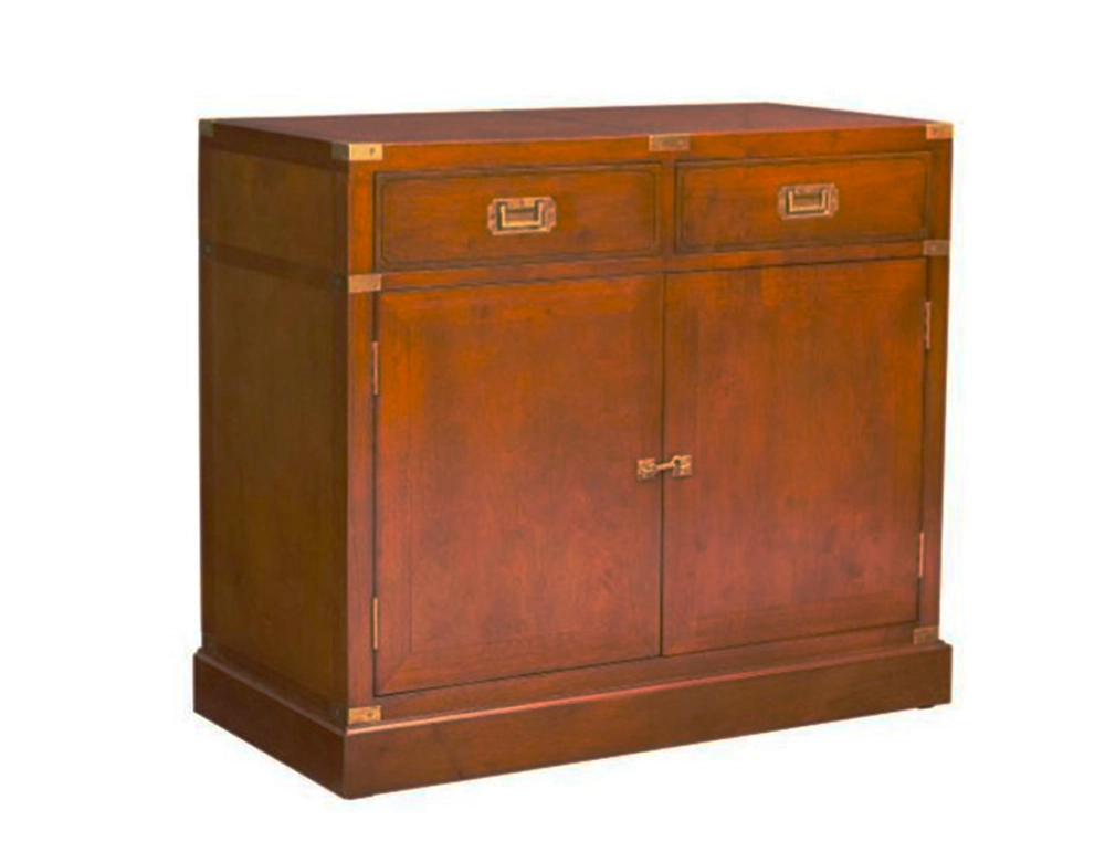 Small marine sideboard cherry-stained wood
