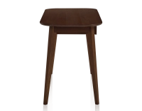 Bureau scandinave en chêne teinte marron foncé L120 cm