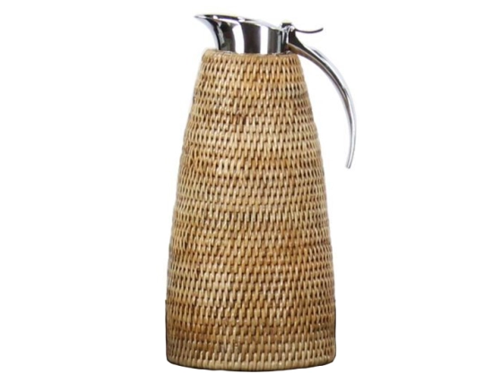 Thermos en rotin naturel 1.3 litre