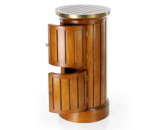 Table d'appoint somno bois teinte merisier et plateau bois