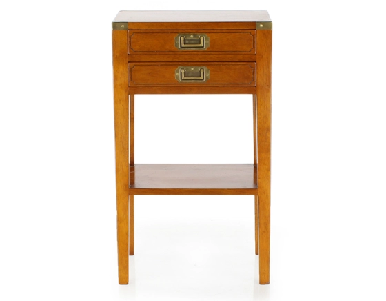 Table de chevet marine bois teinte merisier