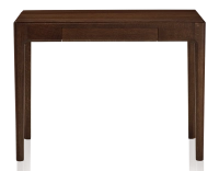 Bureau design en chêne teinte marron foncé L100 cm