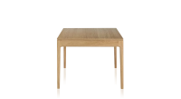 Mesa de comedor para 6 personas de roble tinte natural tablero de madera 140x90 cm