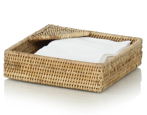 Range serviettes en rotin naturel
