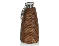 Thermos en rotin brun 1 litre