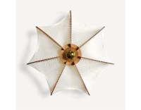 Large model twist weave cotton thread wall light