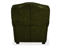 Fauteuil club cuir vert olive