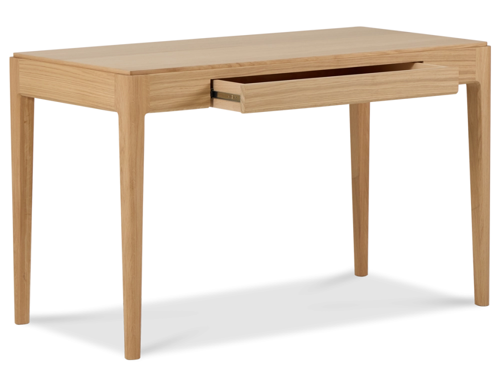 Bureau design en chêne teinte naturelle L120 cm
