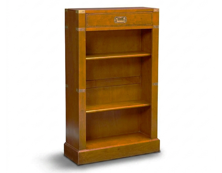 Etagère marine petit modèle bois teinte merisier L60xH100 cm