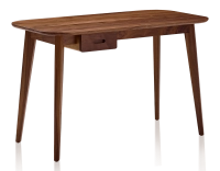 Scandinavian walnut desk natural tint L150 cm