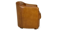 2 seater leather club sofa cognac