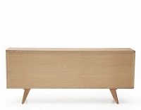Buffet 3 portes en chêne bois teinte naturelle