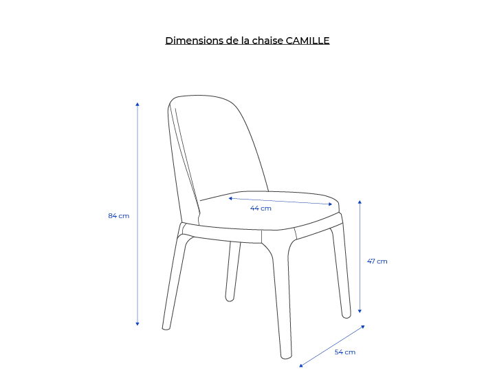 Chaise design bois teinte merisier et cuir cuir vert sauge