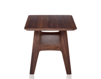 Table basse rectangulaire en noyer teinte naturelle 100x50 cm 100x50 cm