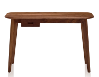Escritorio escandinavo de nogal teinte naturelle L120 cm